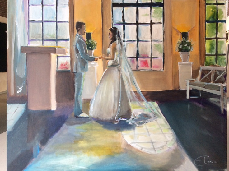 Huwelijksceremonie in Muiden