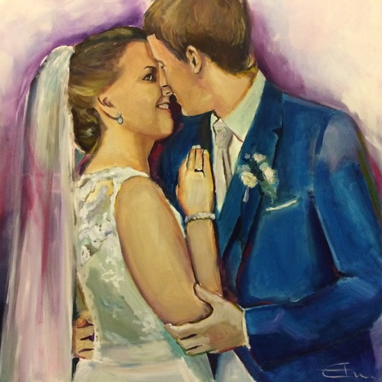 Bruidspaar in Dordrechts Museum