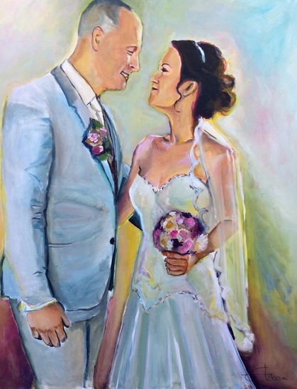 Bruidspaar in Almere