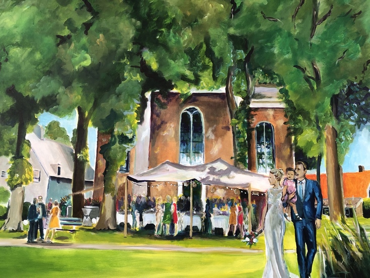 Bruiloft in Oudekerk aan den Amstel