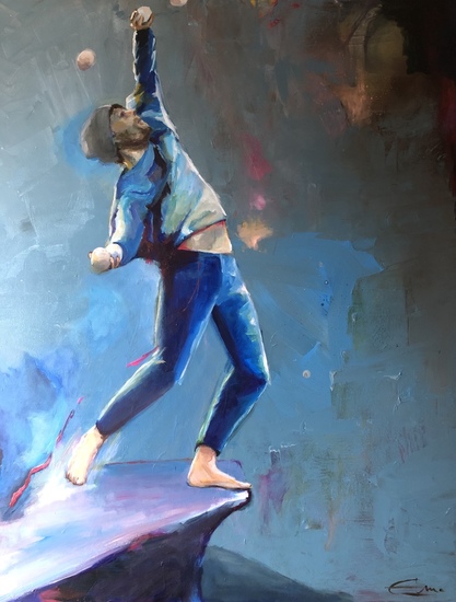 Jongler on top of the world