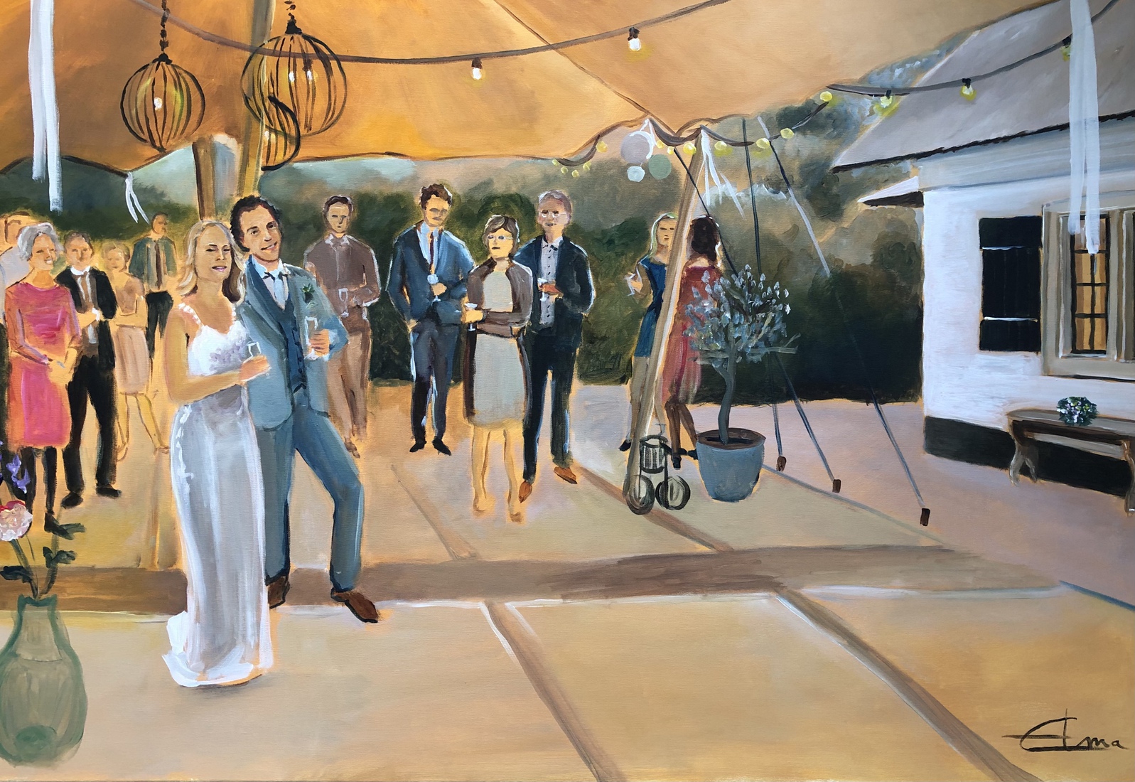 Bruiloft bij de Willemshoeve, Woerden