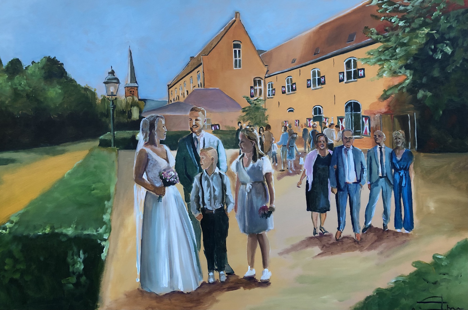 Bruiloft bij Klooster Bethlehem, Haren