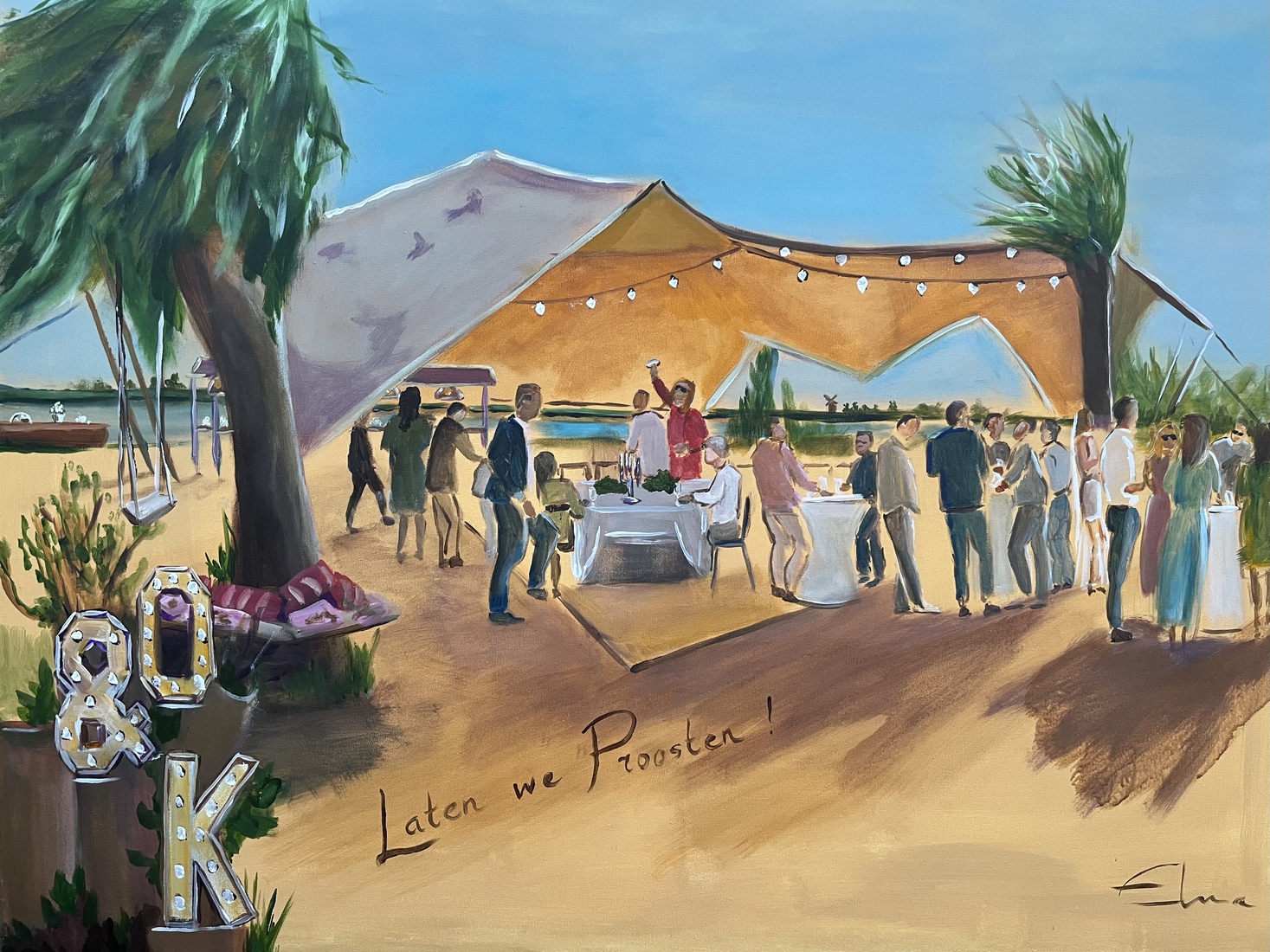 Feest bij de Bergse Voorplas in Rotterdam