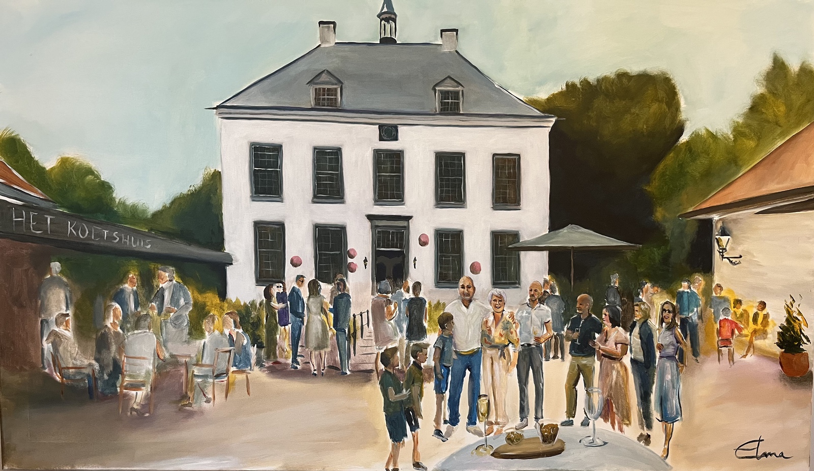 Gouden bruiloft in Het Witte Kasteel