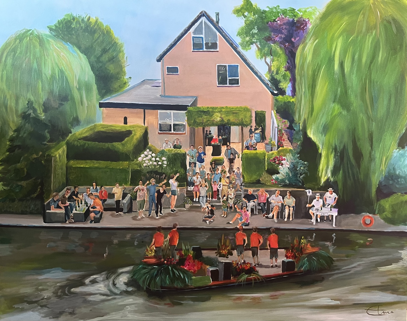 Laatste corso met elkaar