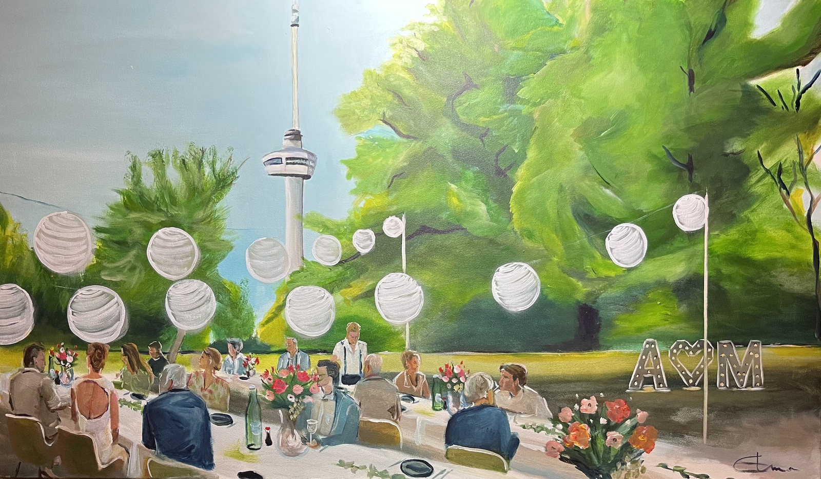 Huwelijks diner bij Harbourclub, Rotterdam