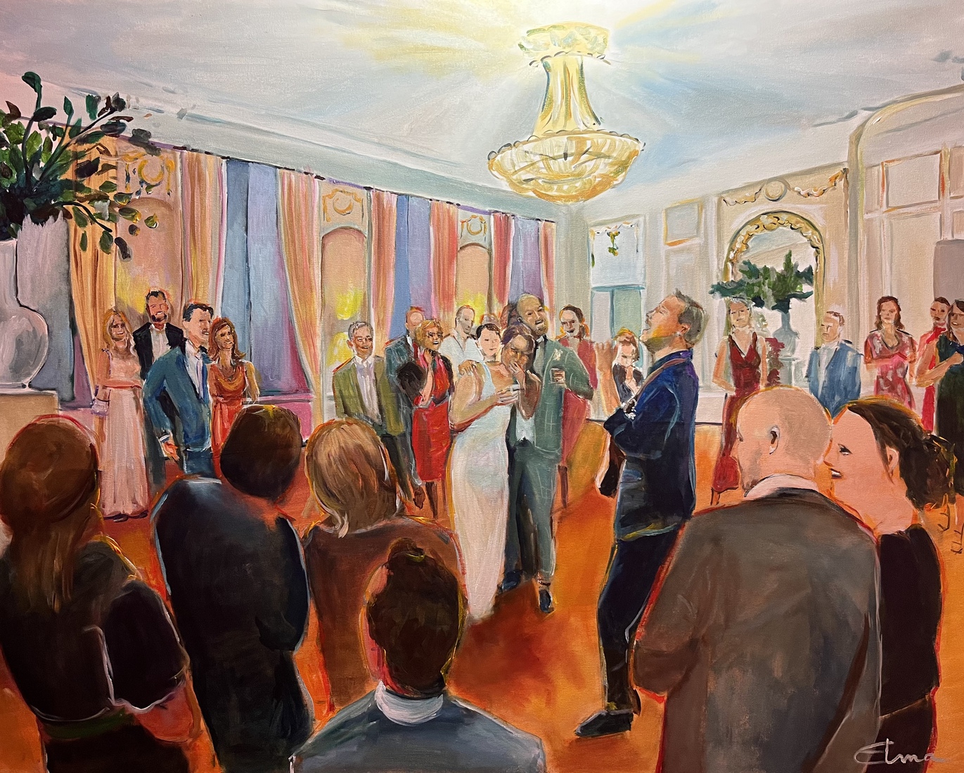 bruiloft bij Het Spaanse Hof