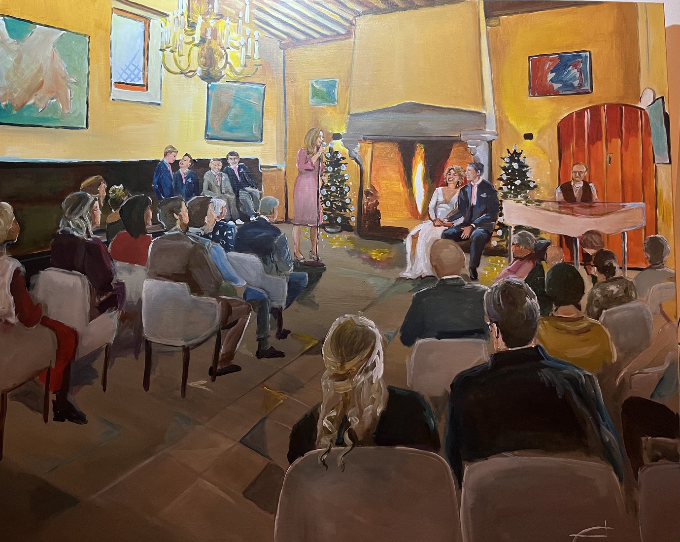 Ceremonie bij La Pucelle, Bergen op Zoom