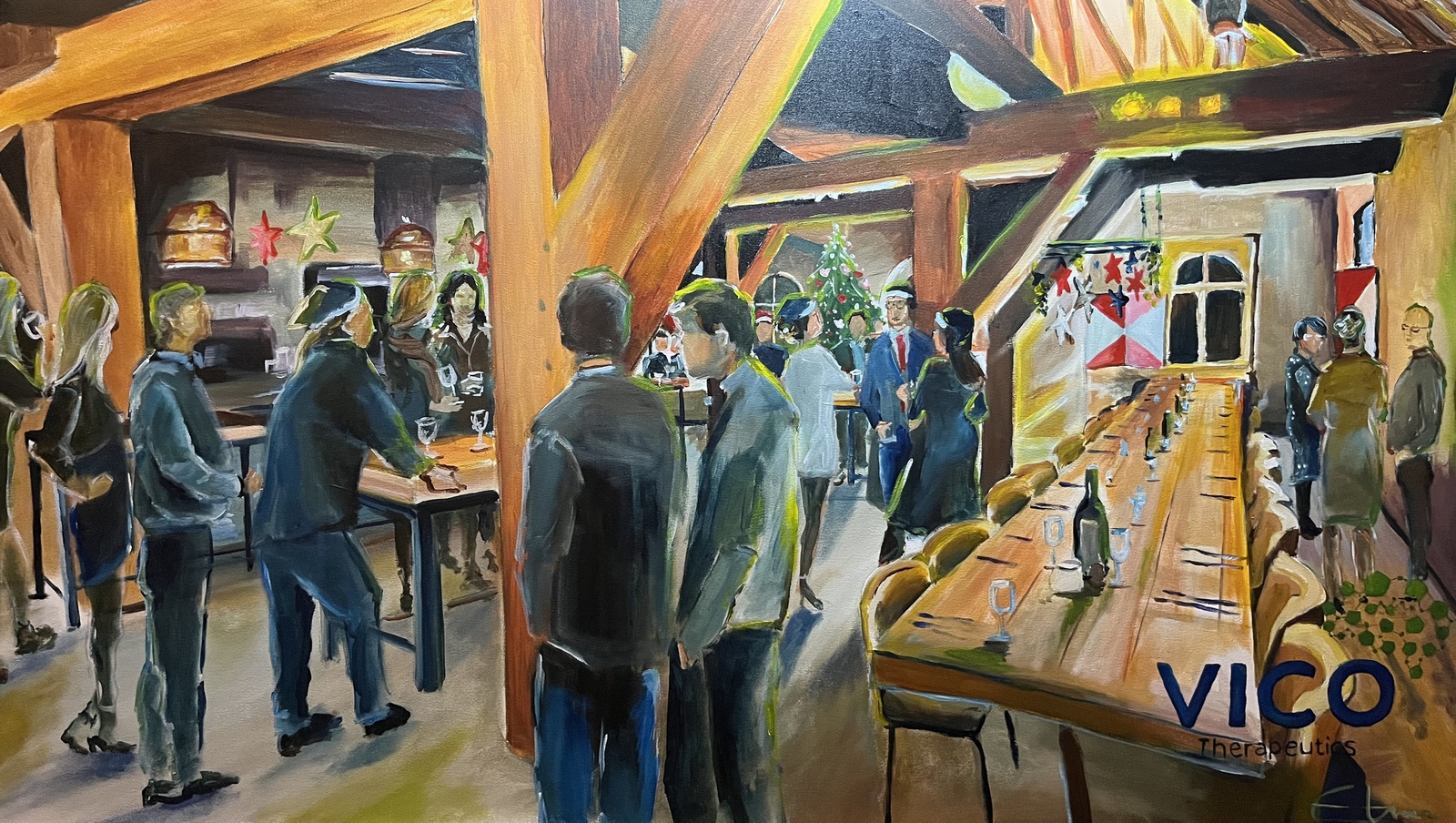 Bedrijfsfeest bij Brasserie De Poort, Leiden