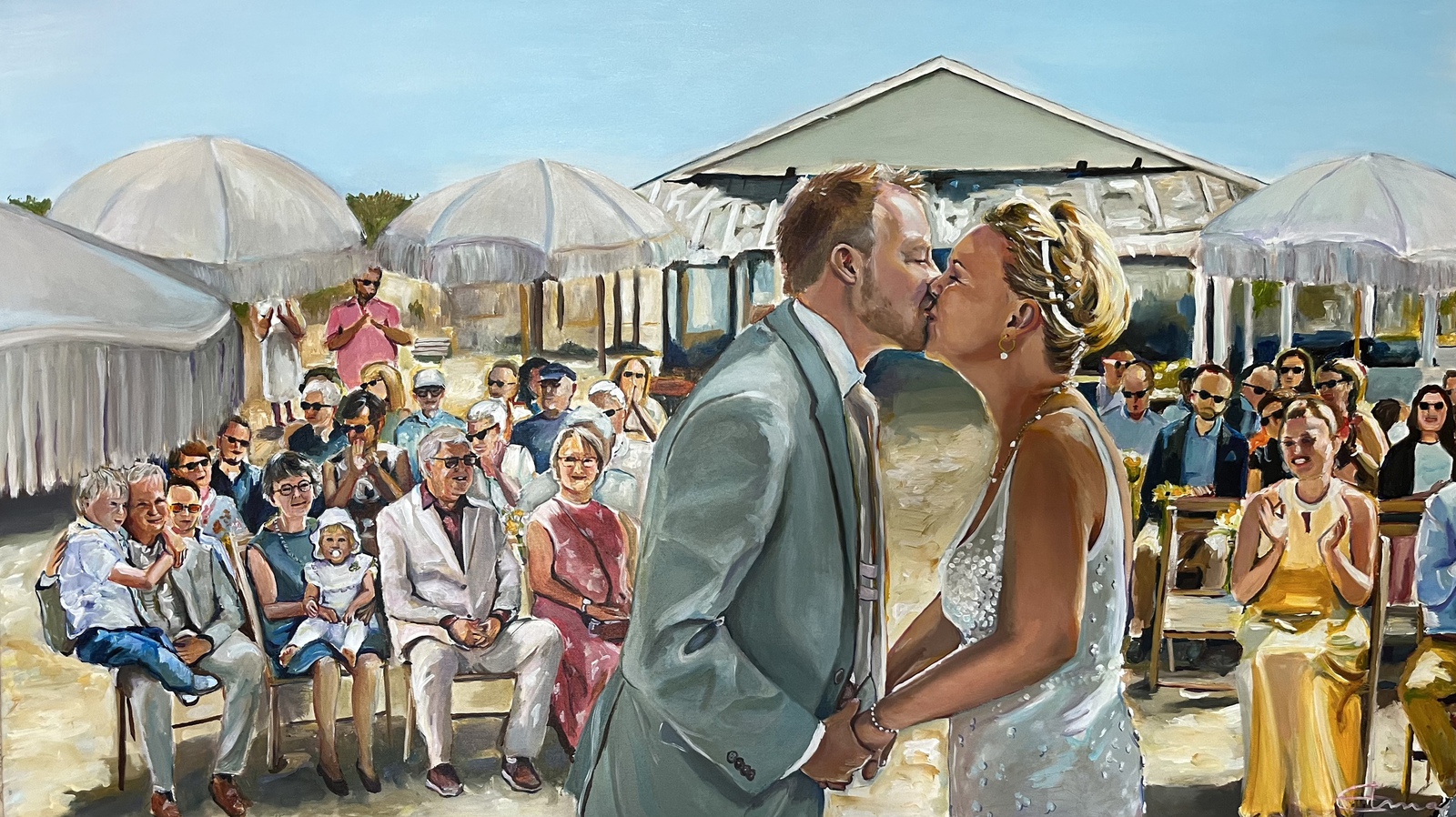 Strandhuwelijk in Noordwijk