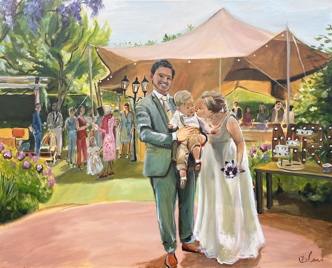 Bruidspaar in Leusden