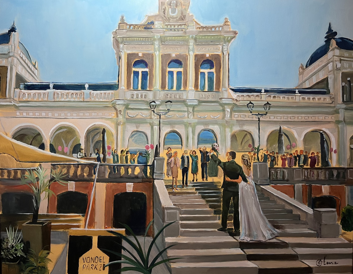 Aankomst bij ParkZuid, Vondelpark