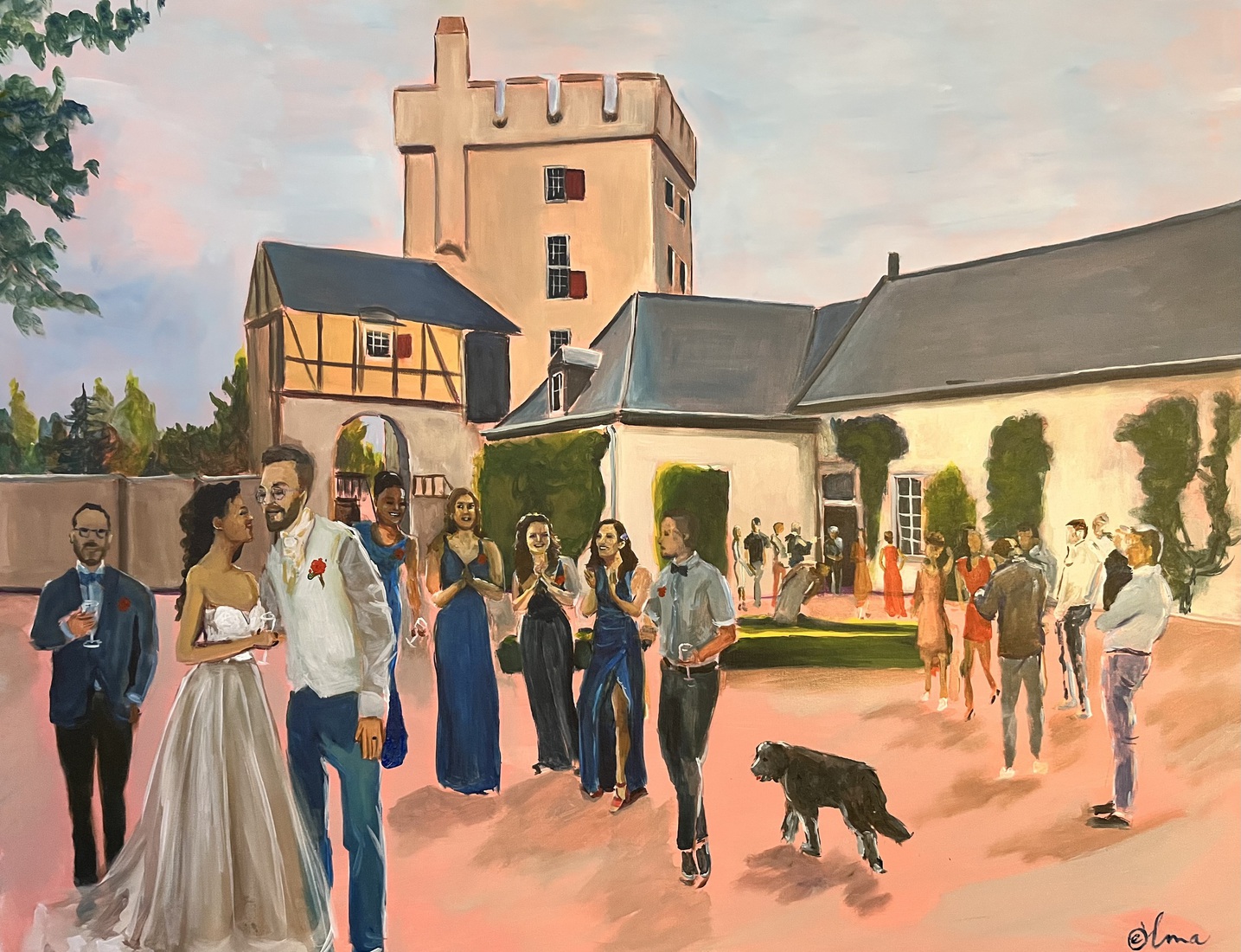 Bruiloft bij Kasteel Daelenbroeck, Herkenbosch