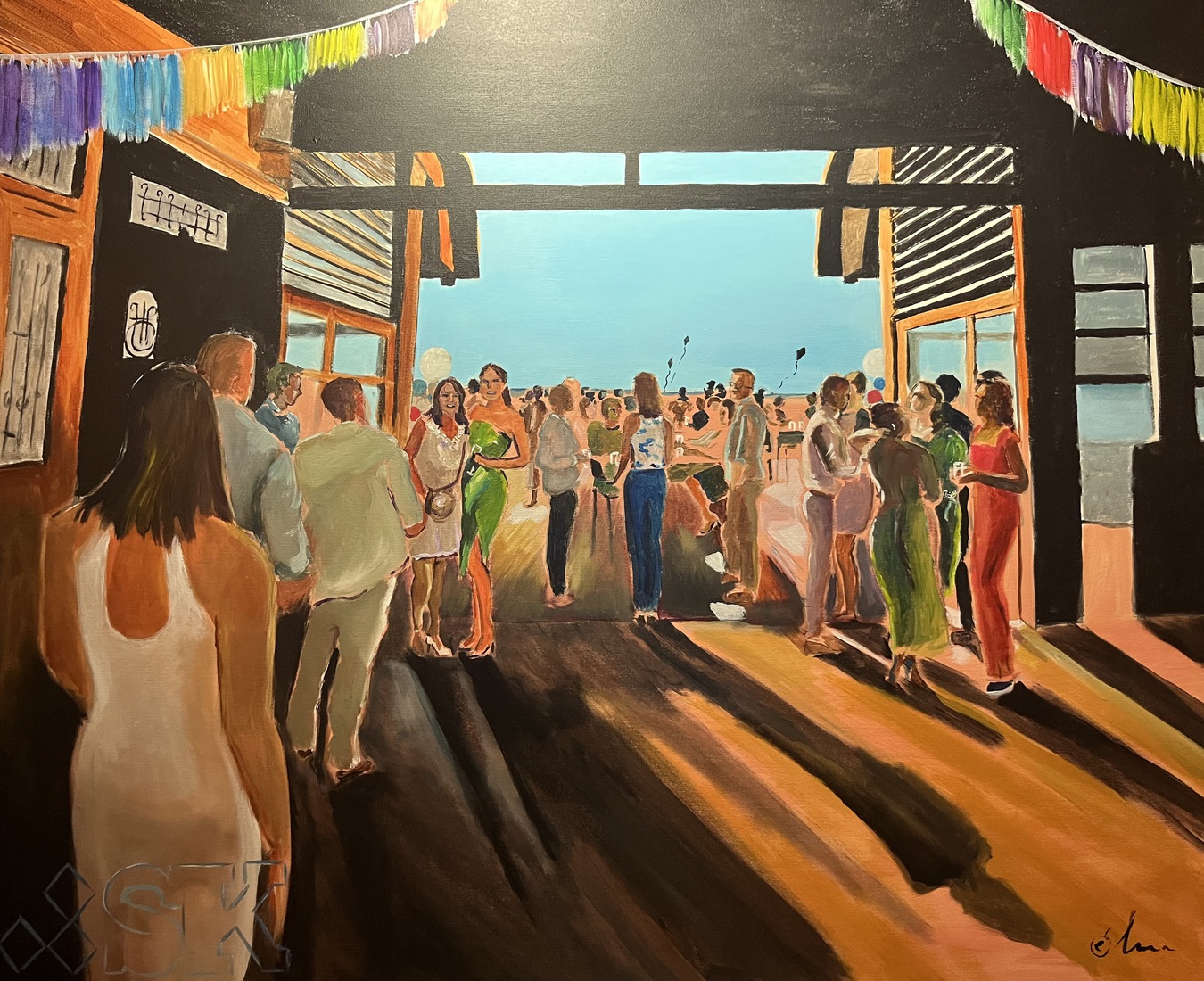 Bedrijfsfeest bij beachclub San Blas, Overveen 