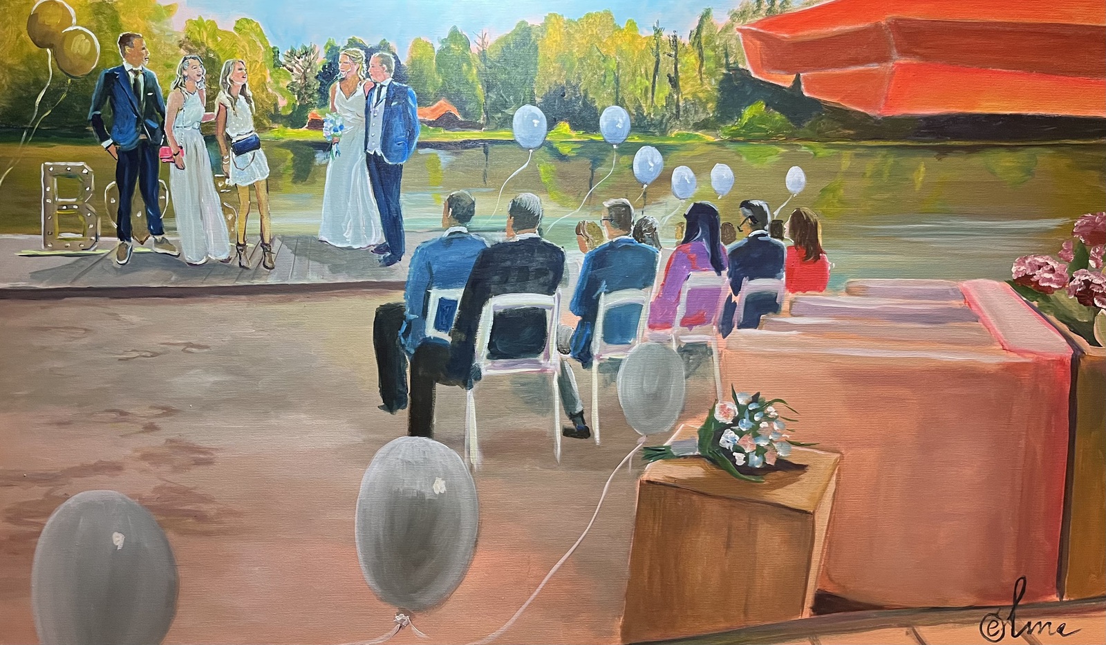 Ceremonie bij Lseven in Boxtel