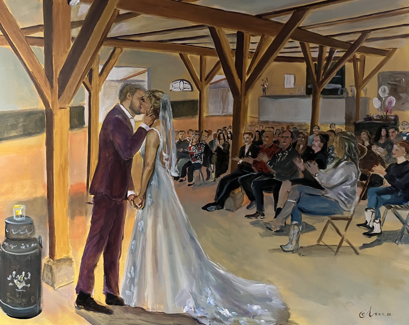 Ceremonie bij Hoeve Zzamen in Zoetermeer