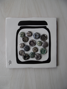 Wat begon met een gevonden (mini) speculaasplankje...werd een begin van mallen maken voor keramiekstukken.  