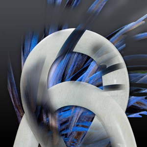 Between or through the layers of the images you could catch a hint referring to the mystics of life, the secrets of pure existence. This can lead to deeper insights of what is hidden in the subconsciousness. Or even to higher dimensions. 