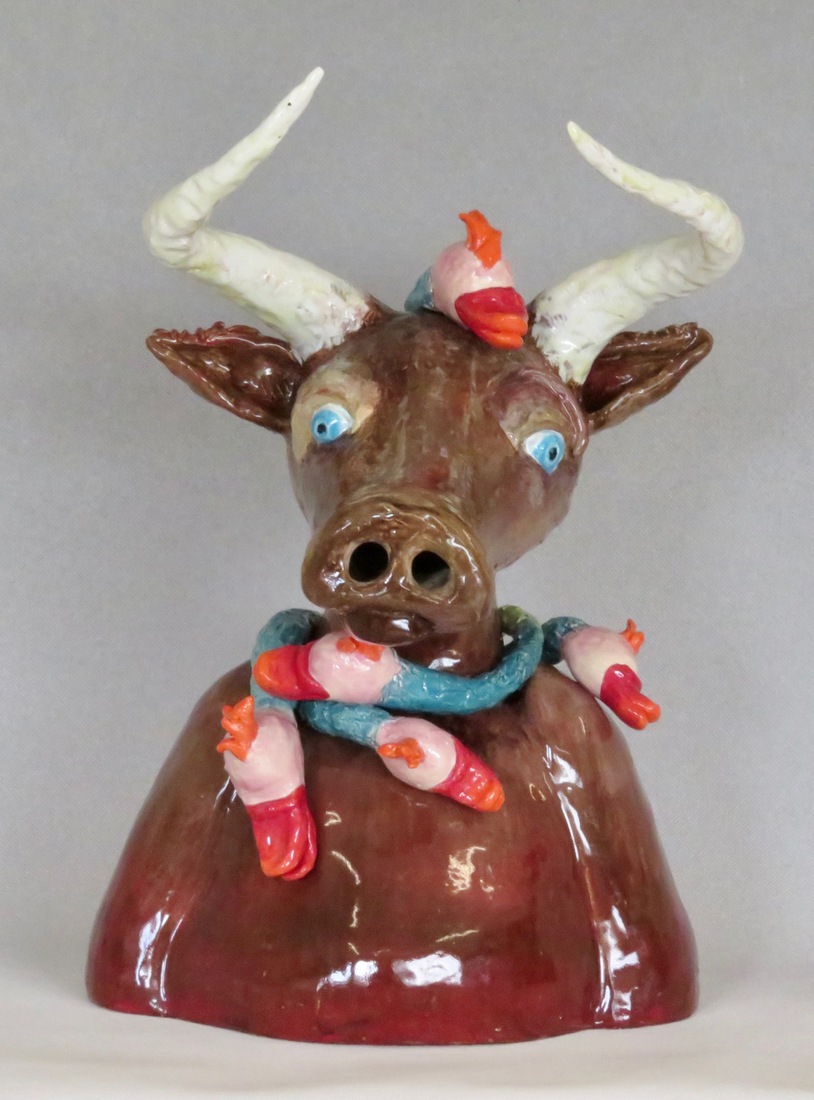 Fantasie beeld met horens