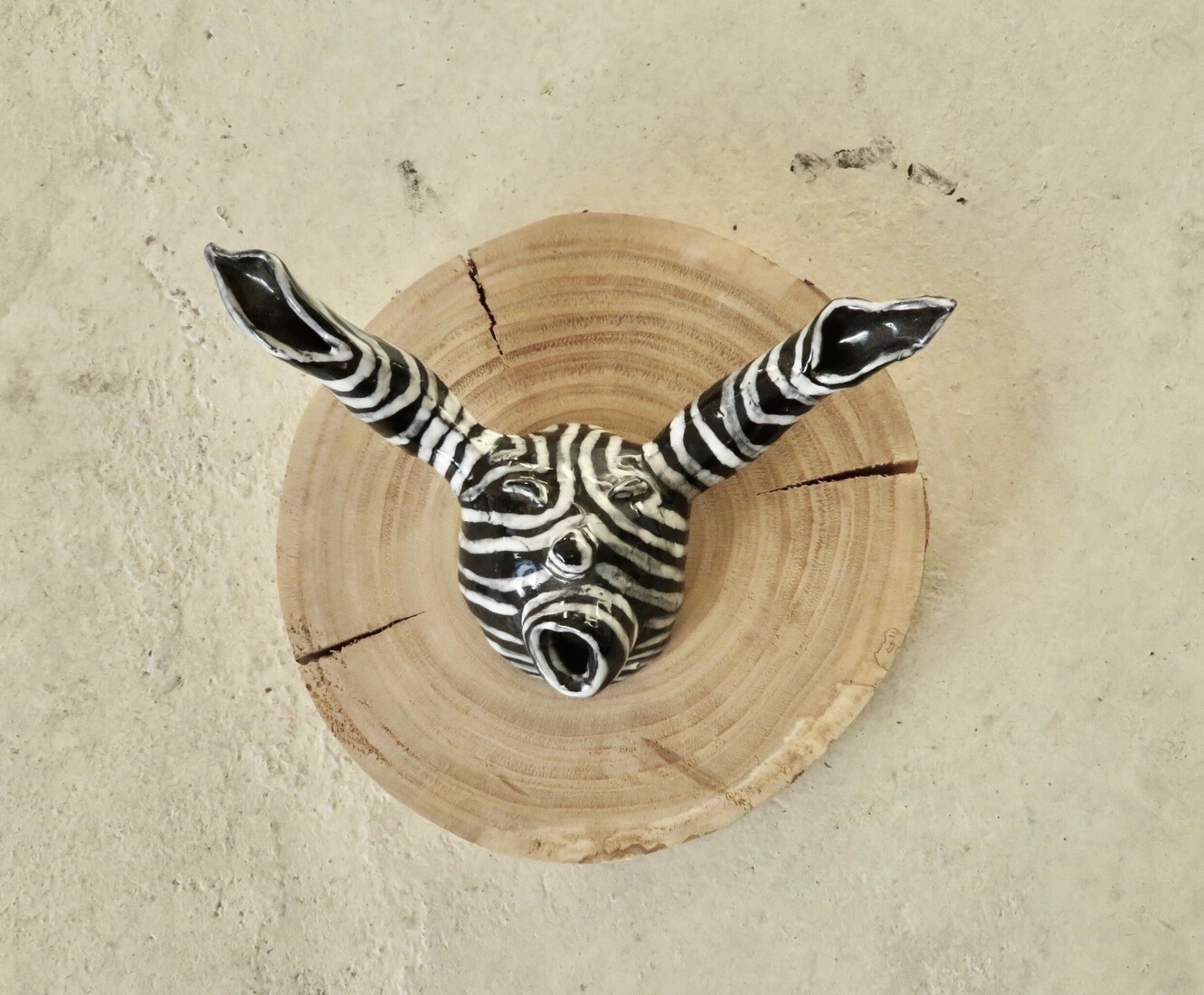 Mini Zebra hoorn