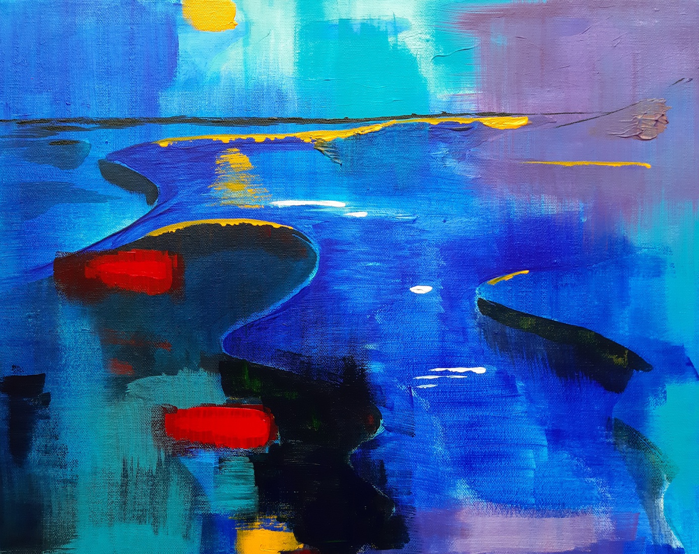 Compositie in Blauw 2