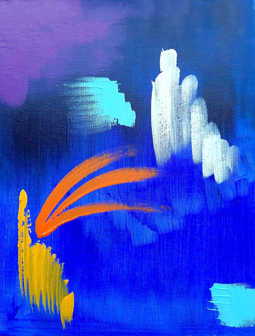 Compositie in Blauw 4