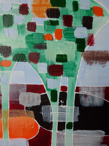 Schilderijen met voorschetsen uit de natuur/buiten (zie werkwijze)