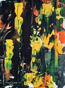 overzicht van abstracte schilderijen