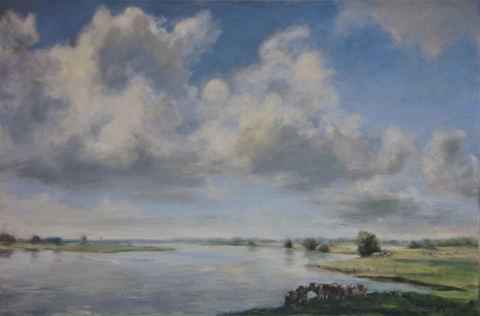 De IJssel bij Wijhe