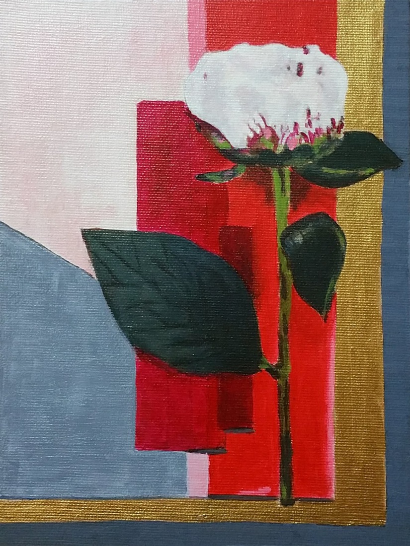 Bloem met achtergrond