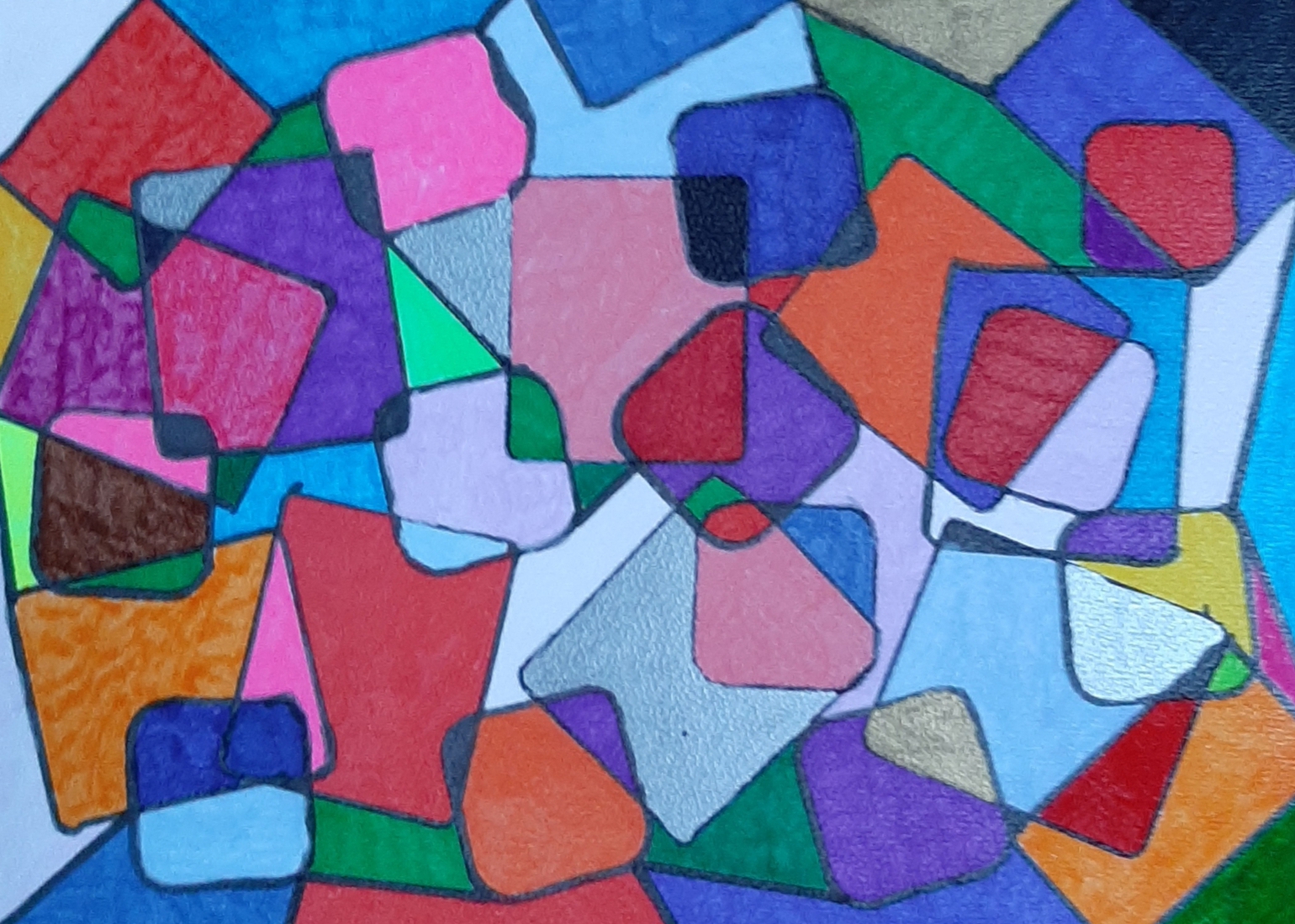 Gekleurde vierkanten