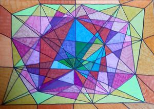 Abstracte vormen en kleuren