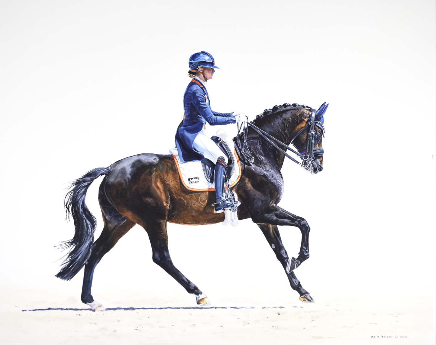 Parijs 2024, Dinja van Liere met Hermès