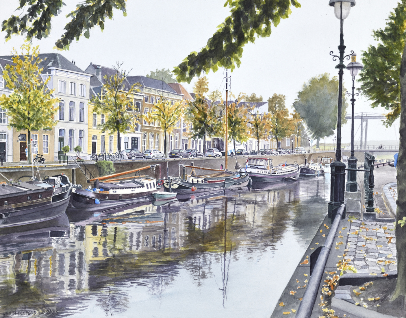 Brede Haven (broad harbour) on an autumn morning