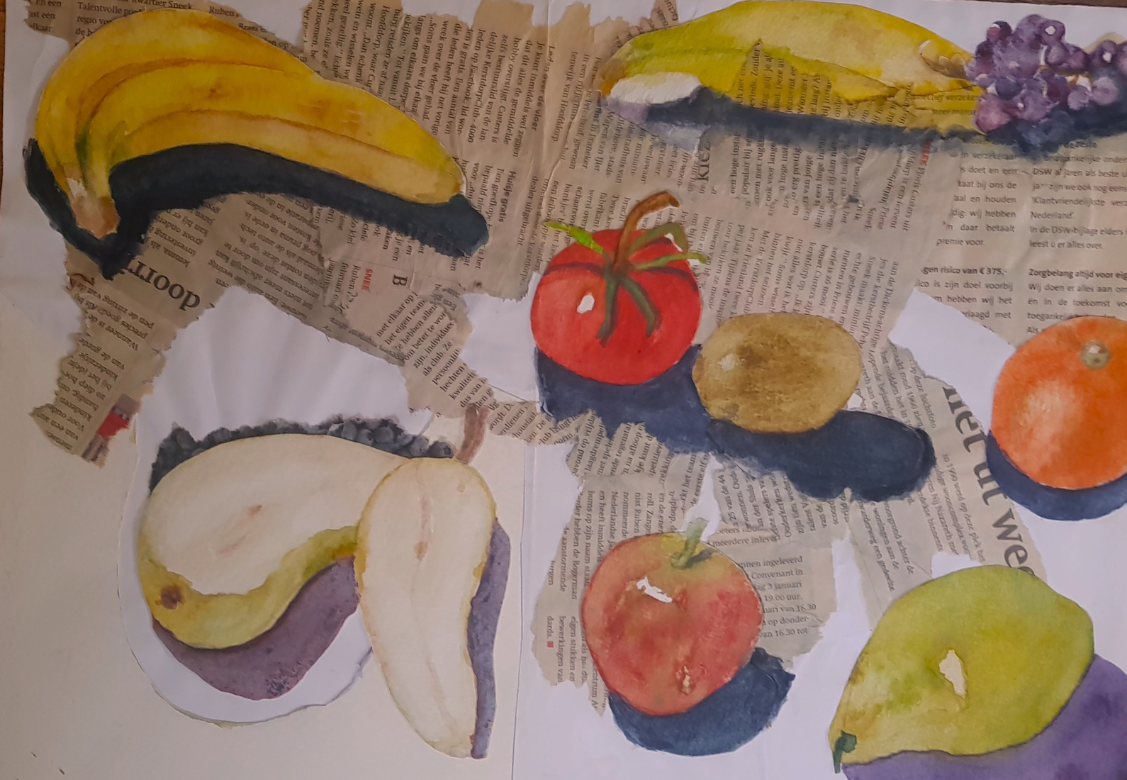 collage fruit
