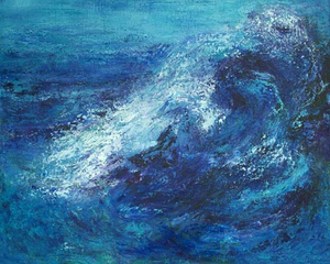 Zon, zee, water, strand, blauw, luchten
