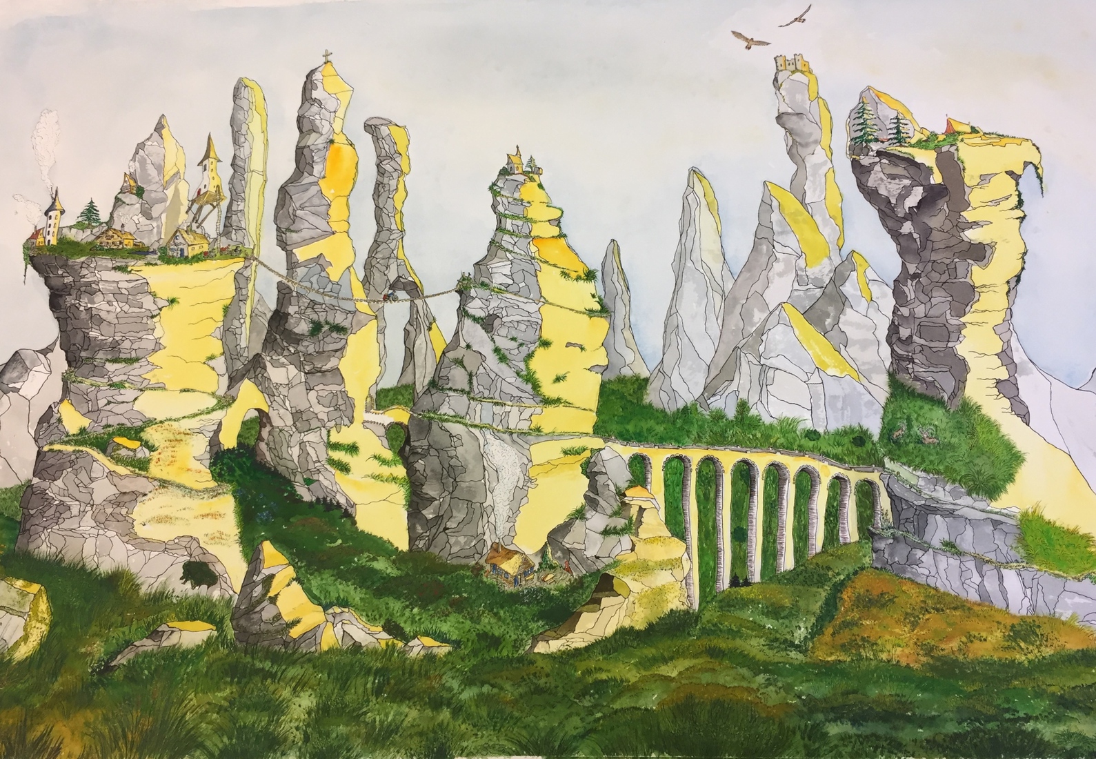 Vakantie in de bergen