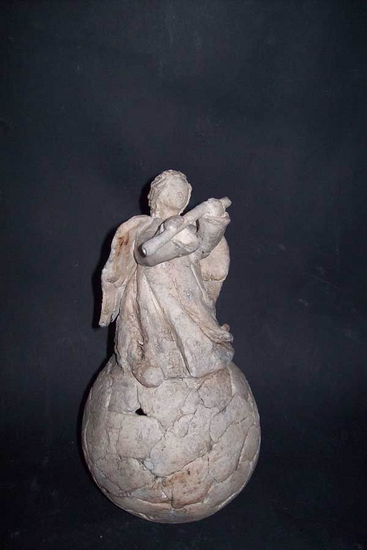 Muziek engel met fluit