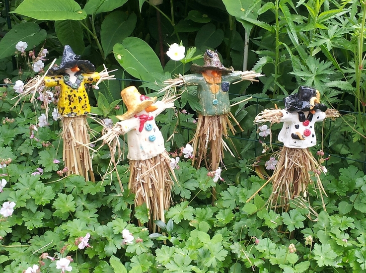 Vogelverschrikkertjes.