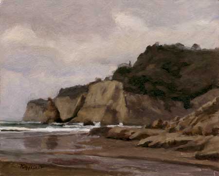 Rocky coast, Canoa Ecuador