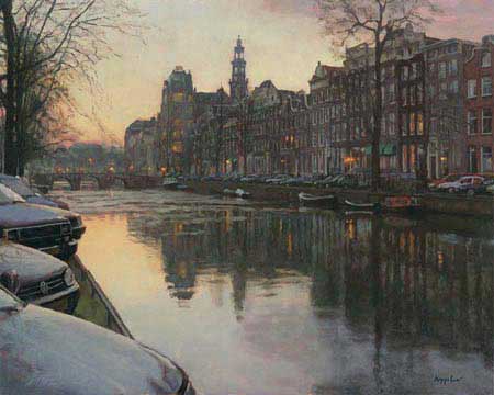 Dusk, Keizersgracht, Amsterdam