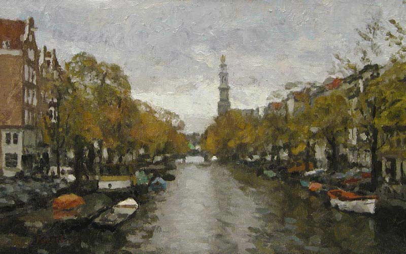 Prinsengracht Canal In Autumn