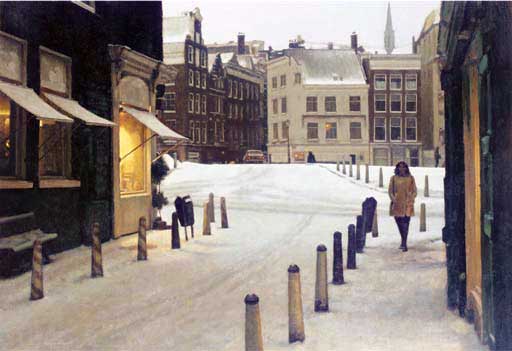 Snowcovered Torensluisbrug