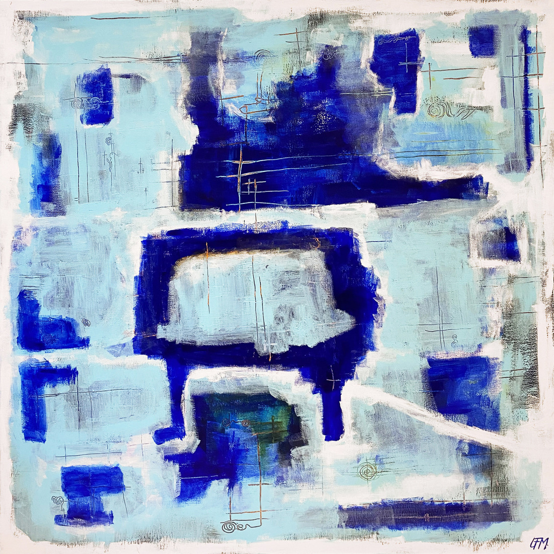 Dance of the blue parts