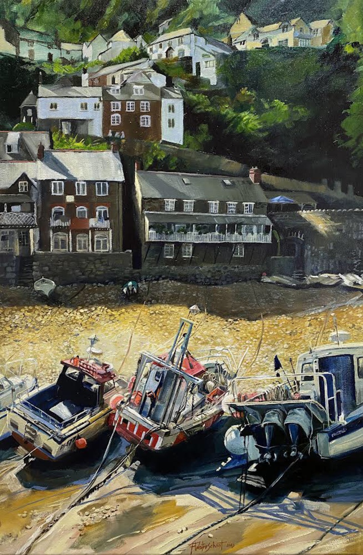 Clovelly harbour