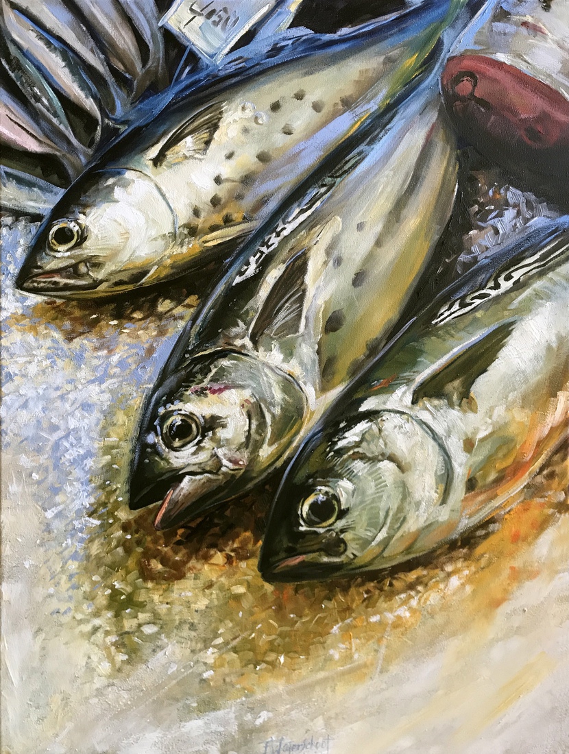 Vissen in La Boqueria