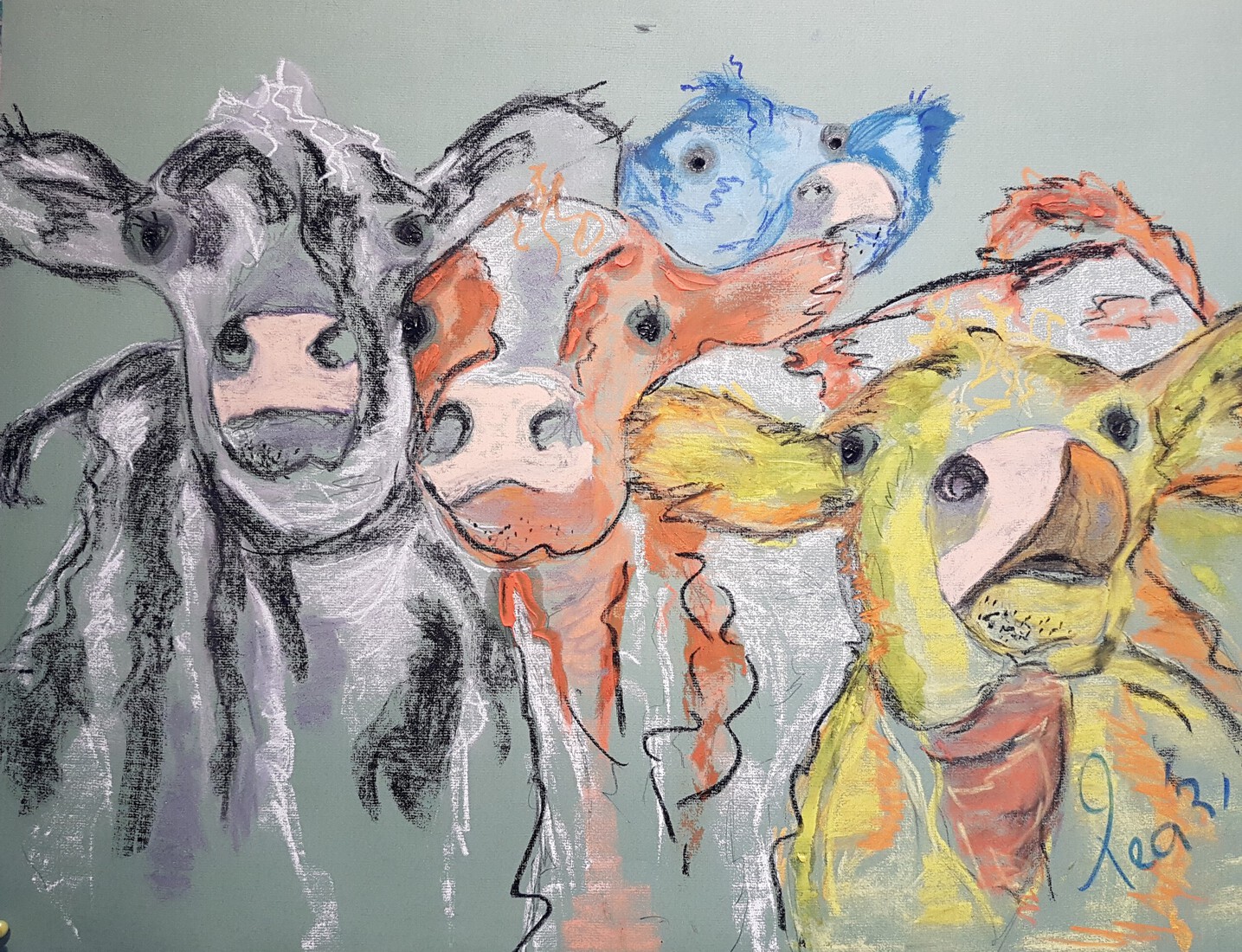 Als de pinken erbij zijn....