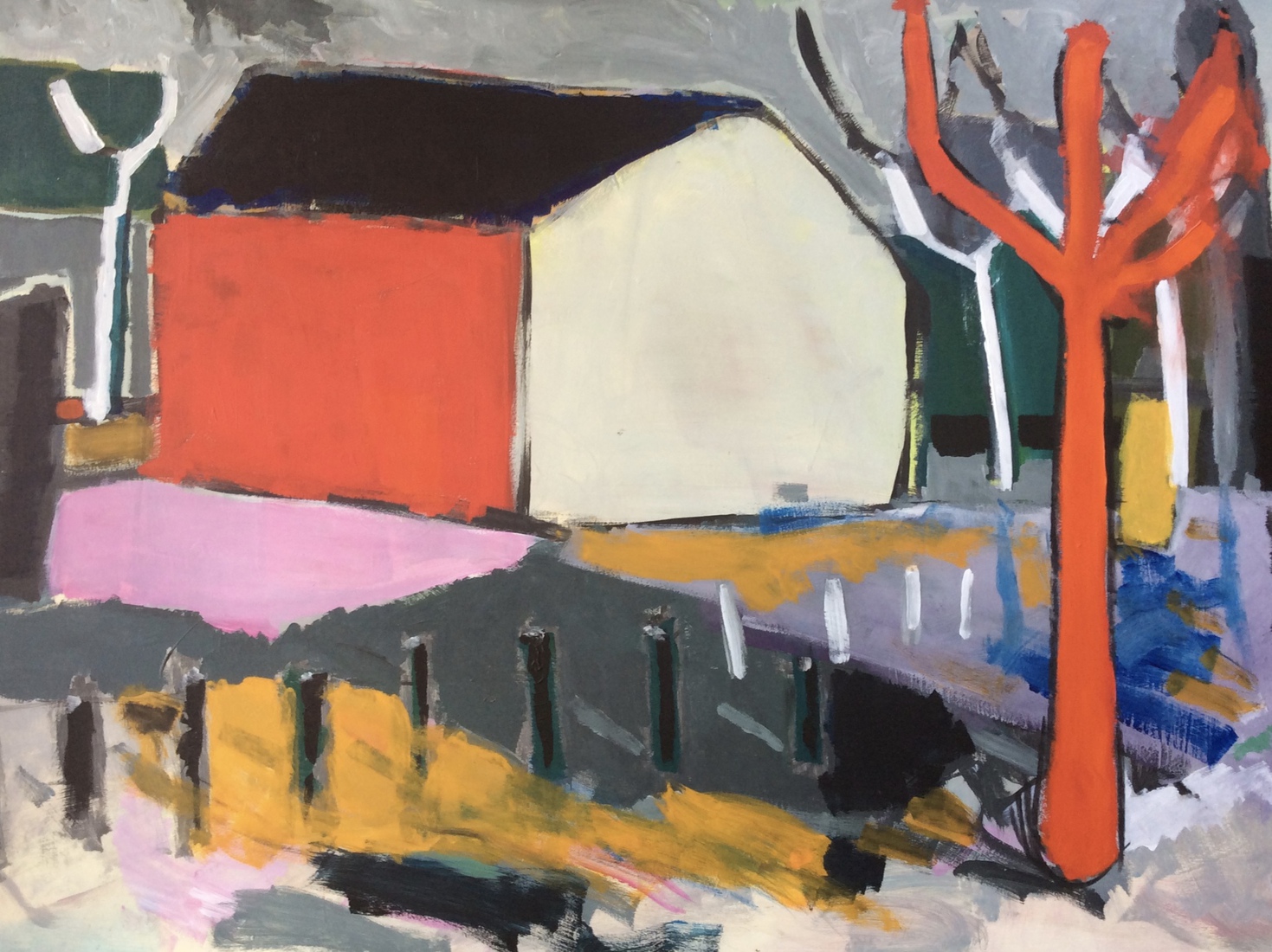 huis met het rode dak