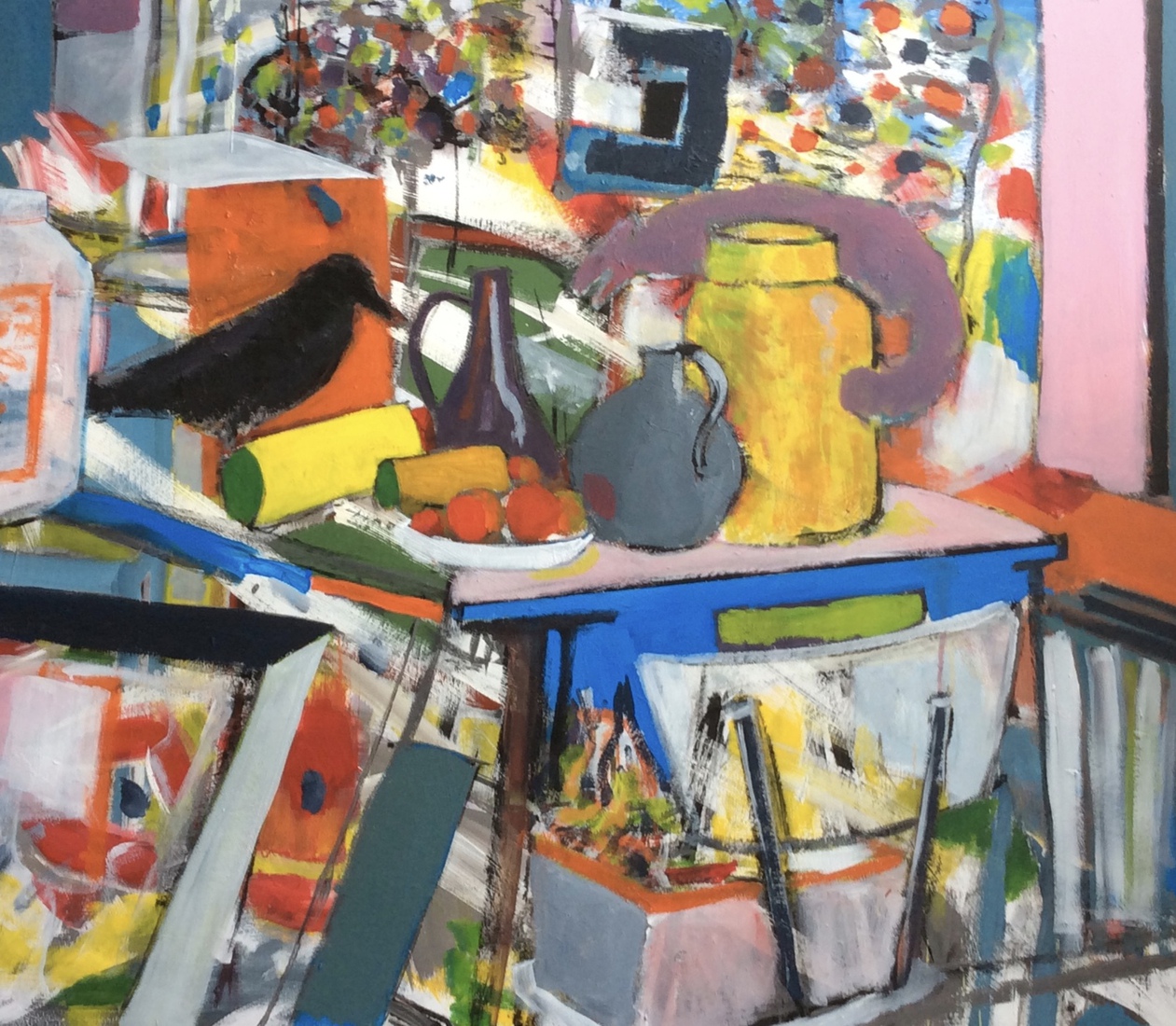 stilleven met kraai 3